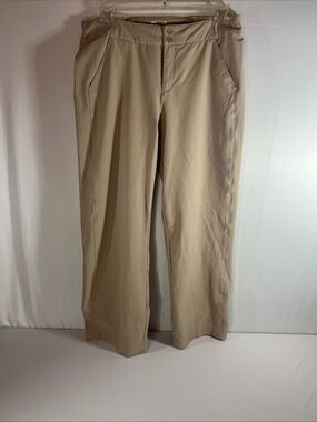 Royal Robin Discovery Hiking Pants Women’s 14 Beige Stretch Travel Cargo